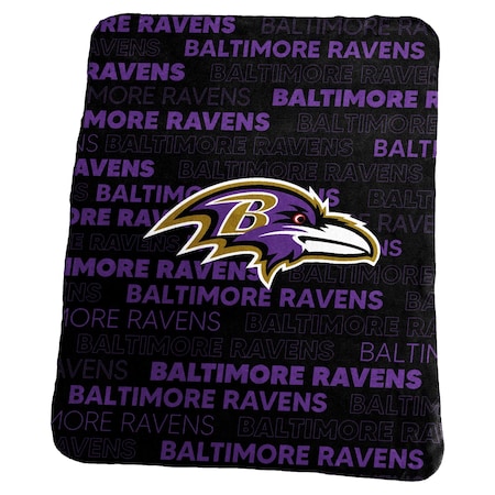 Logo Brands Baltimore Ravens Classic Fleece 603-23C